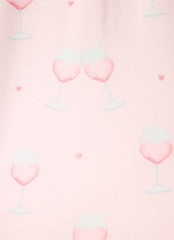 Happy Hour Wine Glass PJ Set