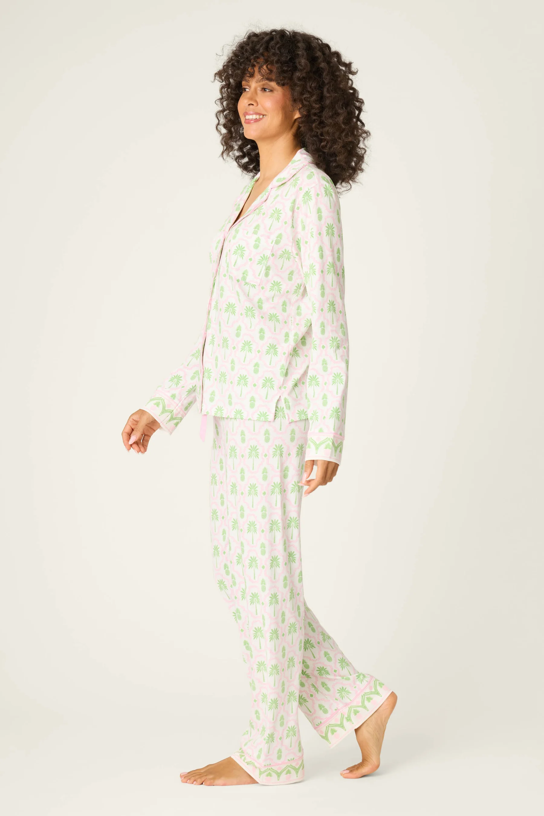 Playful Prints Island Time Long PJ Set
