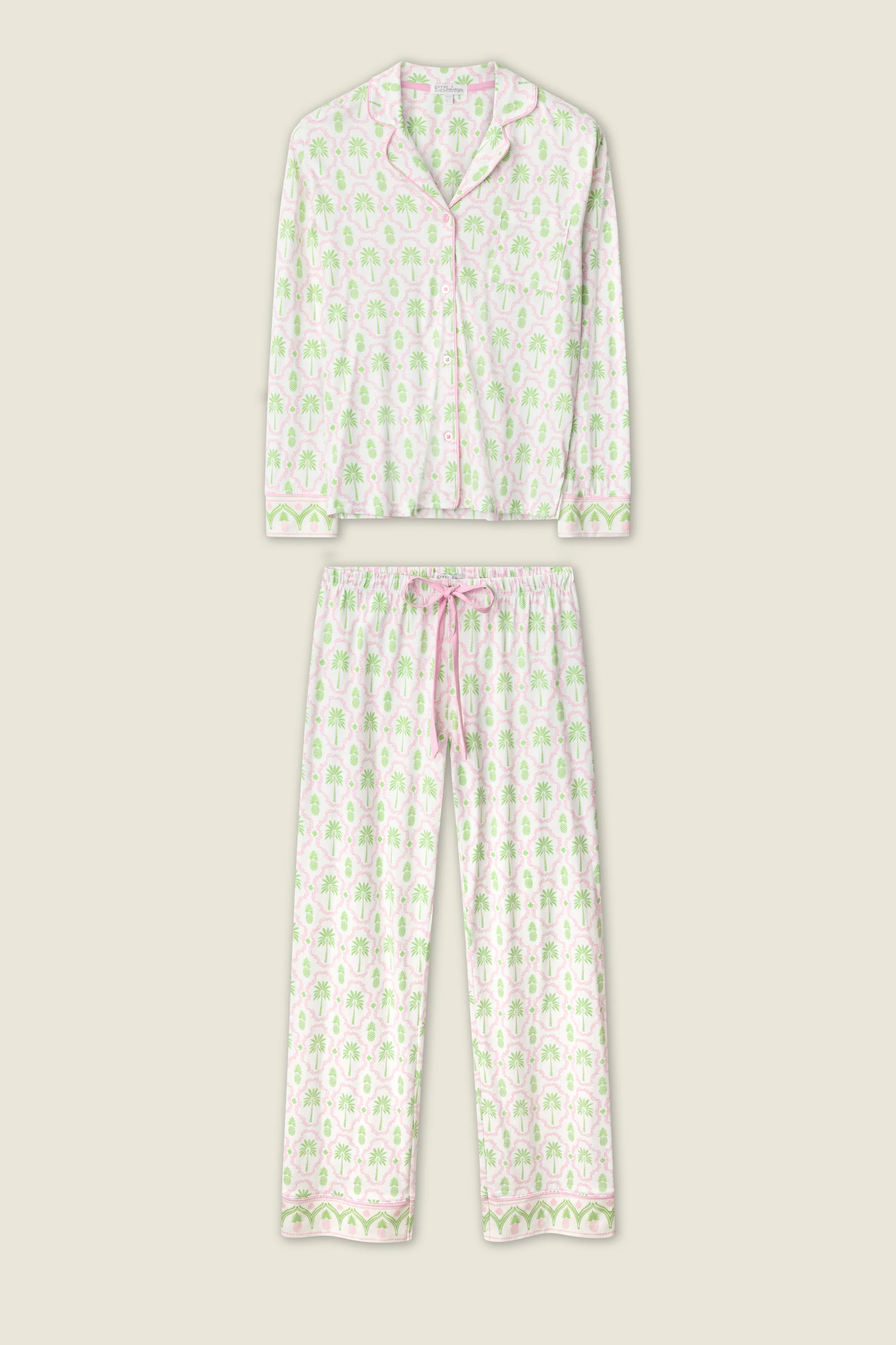 Playful Prints Island Time Long PJ Set