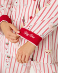 PJ SET MARTINIS & MISTLETOE LIPSTICK