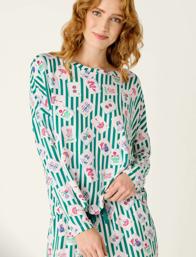 Mahjong Queen Dreams Long Sleeve Top