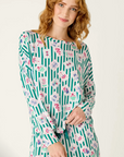 Mahjong Queen Dreams Long Sleeve Top