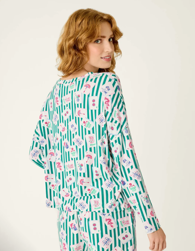 Mahjong Queen Dreams Long Sleeve Top
