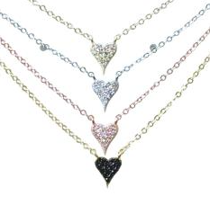 XSmall 4MM Pave Heart