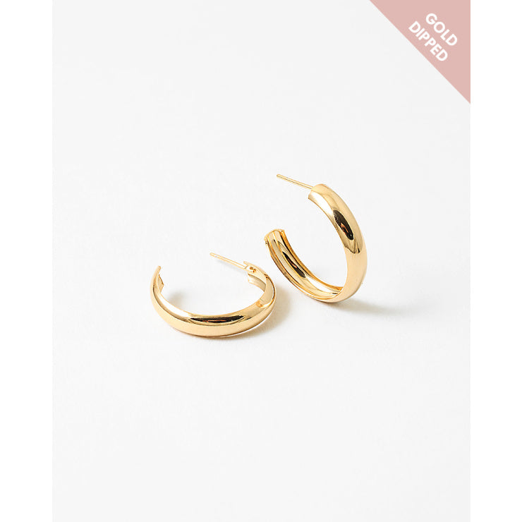 Gold Filled Medium Hoop