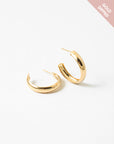 Gold Filled Medium Hoop