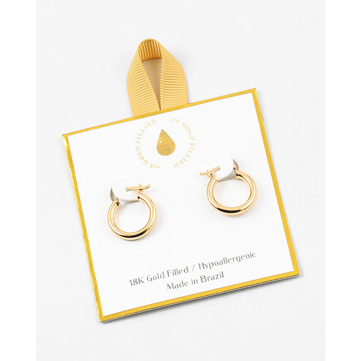 Gold Filled Small Hoop