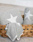 Ivory Stars Blanket/Burp Cloth Set