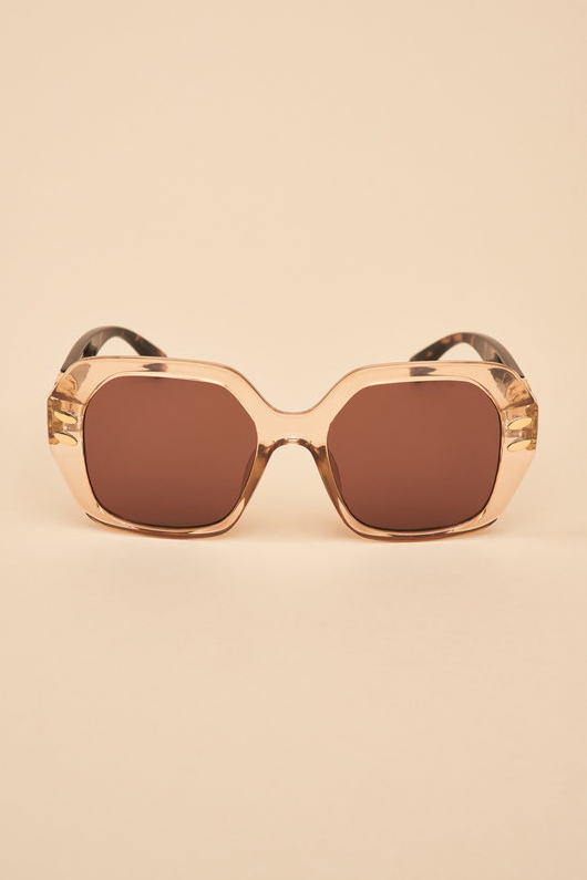 Luxe Rylee Nude/Tortoiseshell Sunglasses