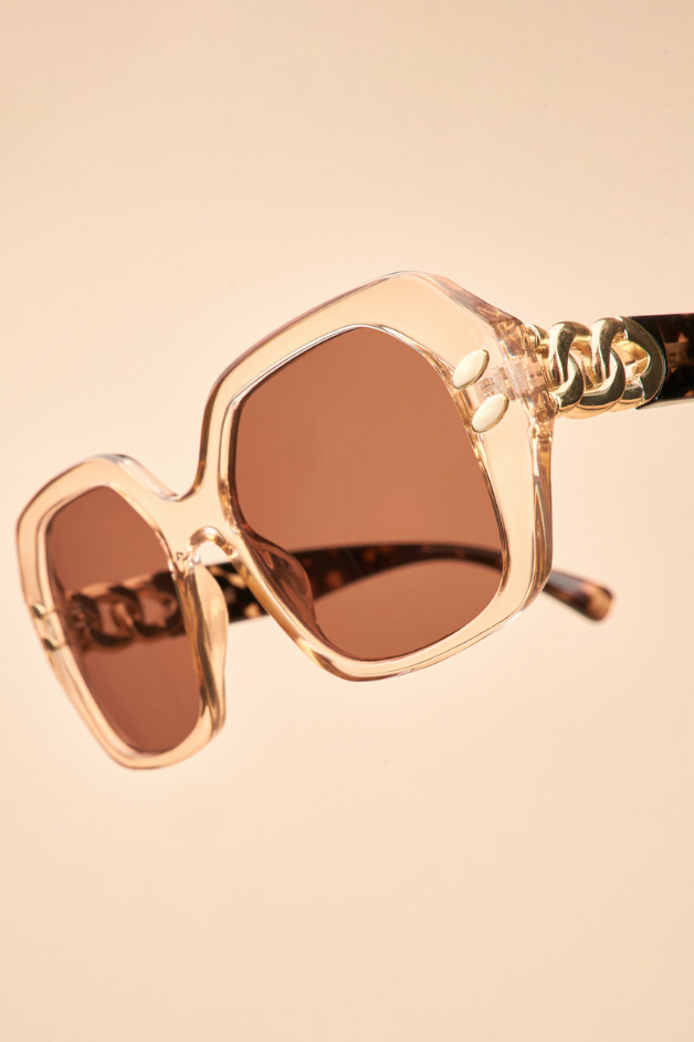 Luxe Rylee Nude/Tortoiseshell Sunglasses