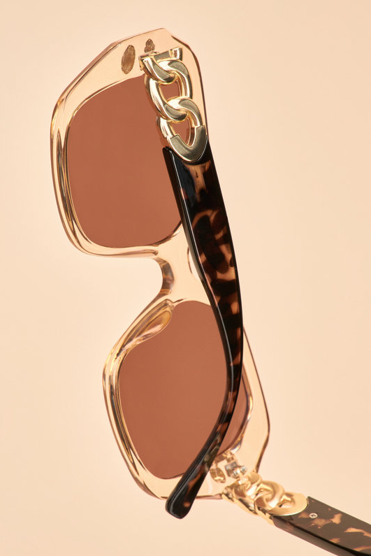 Luxe Rylee Nude/Tortoiseshell Sunglasses