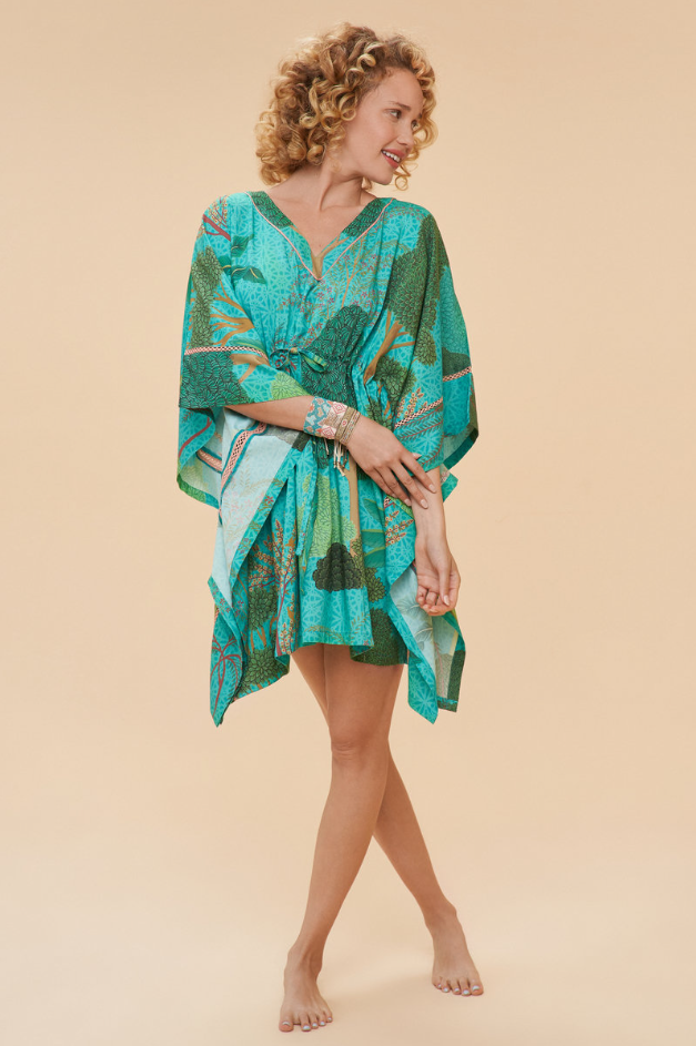 Secret Paradise Aqua- Beach Cover Up