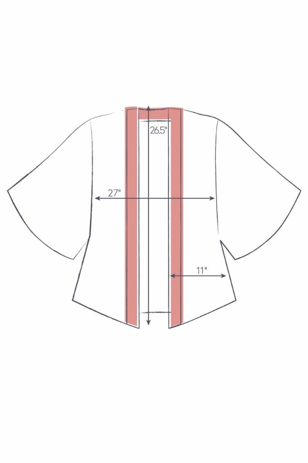 Tropical Flora &amp; Fauna Kimono Jacket
