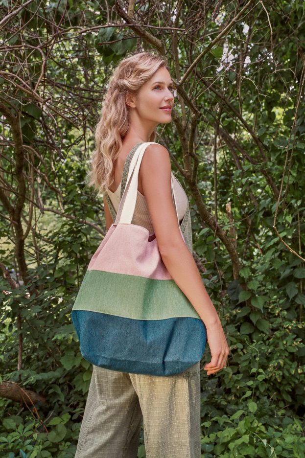 Petal/Sage/Racing Green Boho Bag