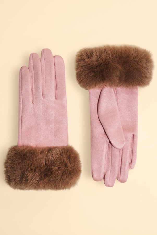 Bettina Gloves - Petal/Teddy