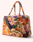 Luxe Weekender Bag - Cream Posy