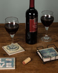 Rustic Beach Coaster Set