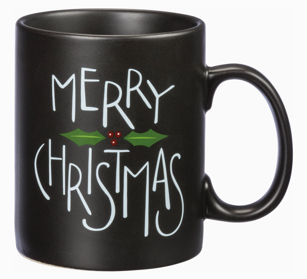 Merry Christmas Holly Mug