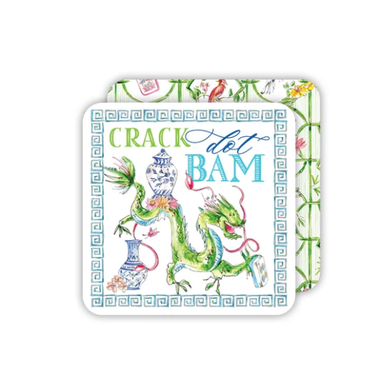 Crack Dot Bam Mahjong Dragon Coaster