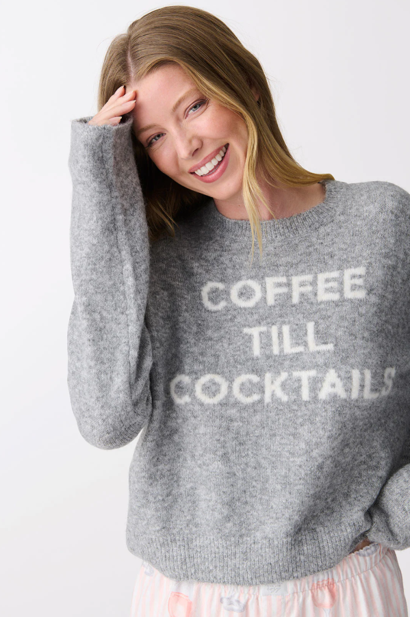 Coffee &#39;Till Cocktails Snuggle Sweater