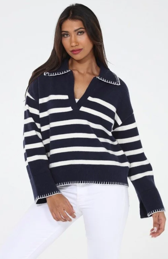 The Alma Sweater Top - Large