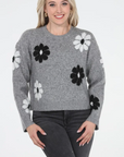 The Meadow Floral Sweater - Medium