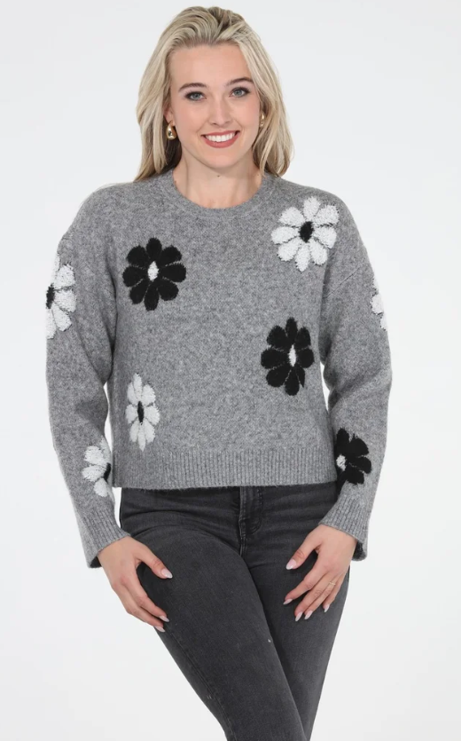The Meadow Floral Sweater - Small