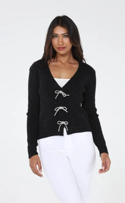 The Mira Cardigan - Black