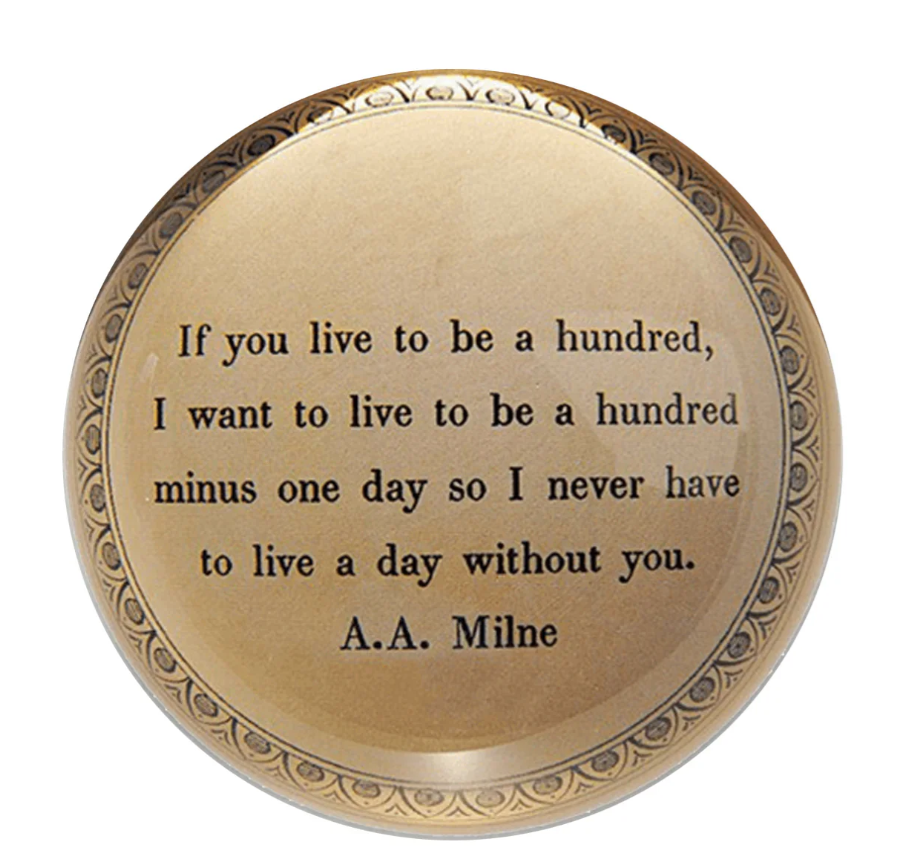 If You Live To Be A Hundred Paperweight