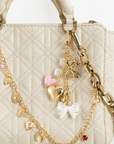 Puff Heart Bear Bag Charm