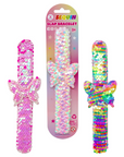 Butterfly Sequin Slap Bracelet