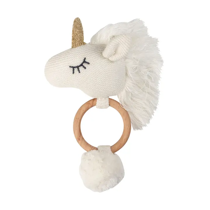 Organic Unicorn Rattle