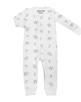 Tiny Elephant Romper in Grey