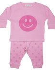 Pink Smiles Long Sleeve & Pants Set NB