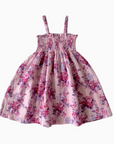 Muslin Smocked Tube Dress, Violet Rose