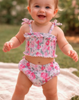 Smocked Top & Bloomer, Pink Splendor