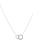Dainty Double Circle Necklace