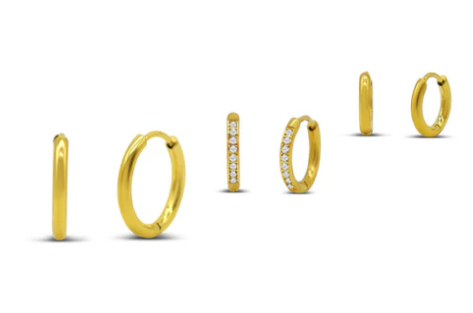 Hoop Hoop Hooray 3PACK Hoops - Gold