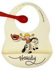 Fresh & Messy Bib Spoon Set - Howdy