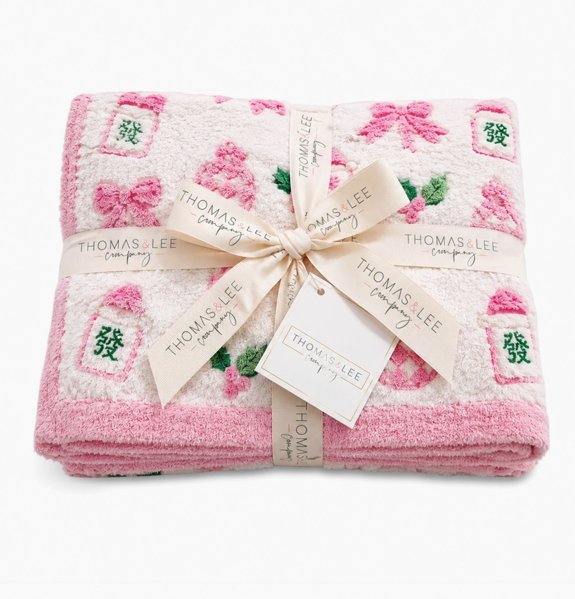 Christmas Mahjong Blanket