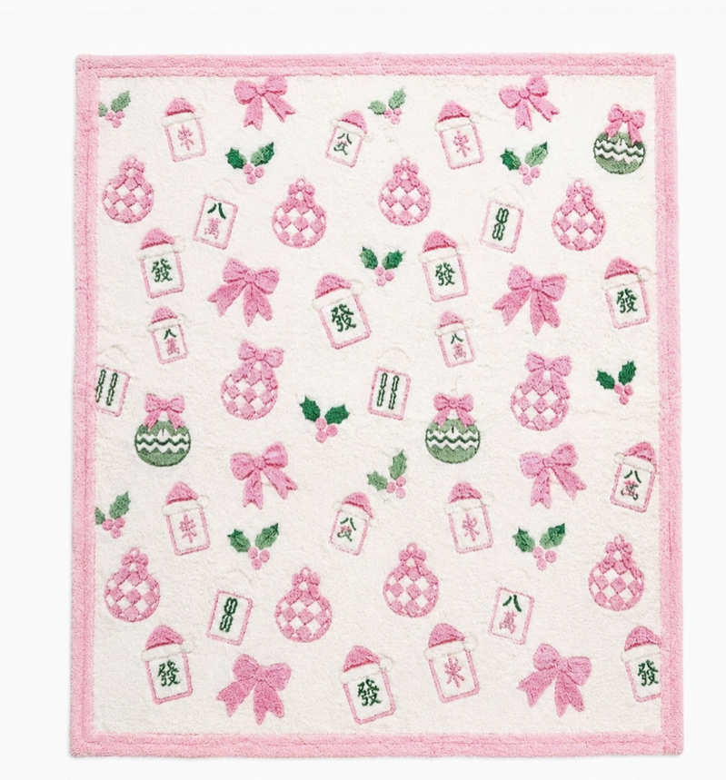 Christmas Mahjong Blanket