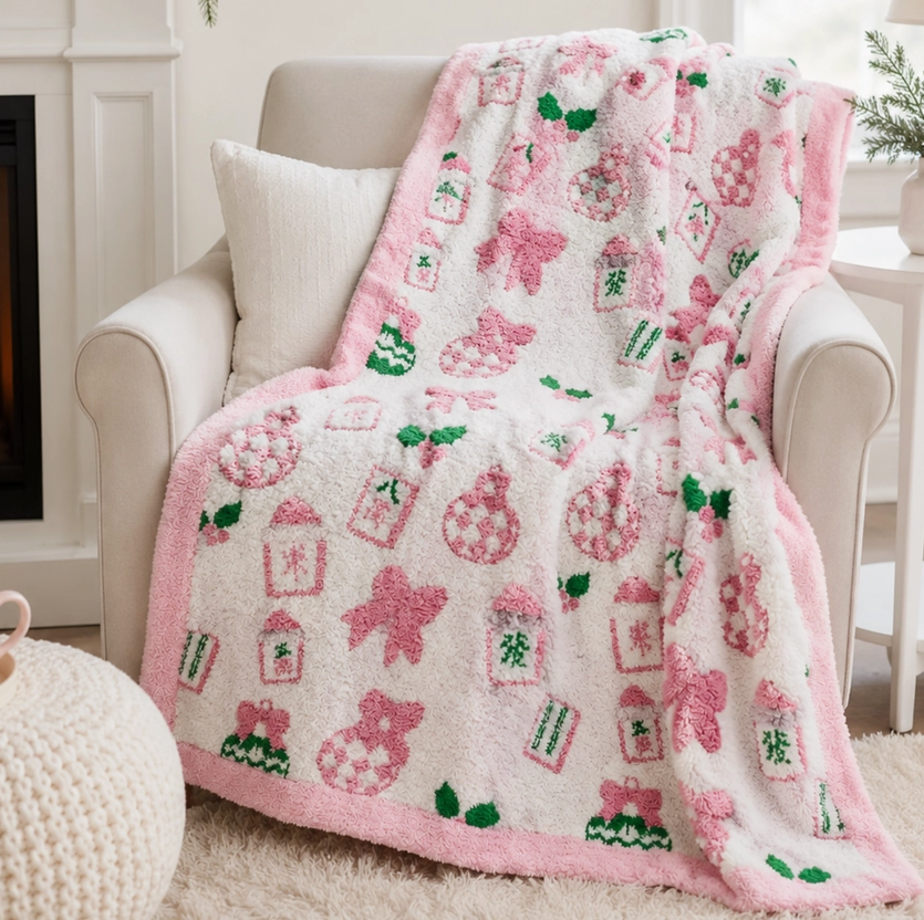 Christmas Mahjong Blanket