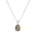 Vintage Silver Pavia Coin & Frame