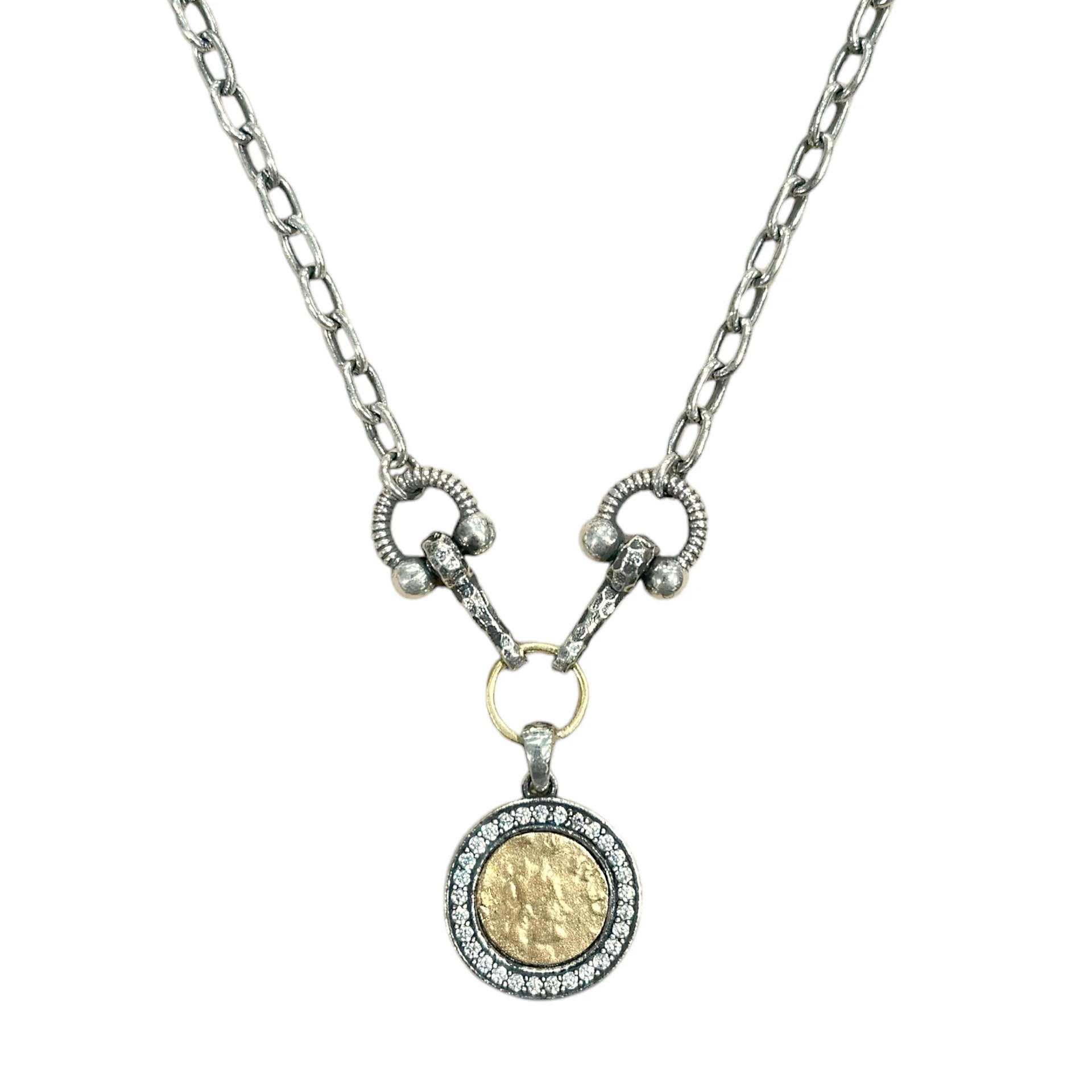 Vintage Silver Layla Horsebit Necklace