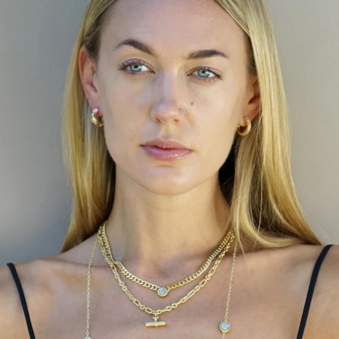 Mini Gold Odena Coin Necklace