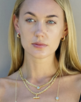 Mini Gold Odena Coin Necklace