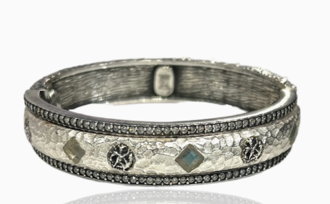 Labradorite Mota Coin Bangle