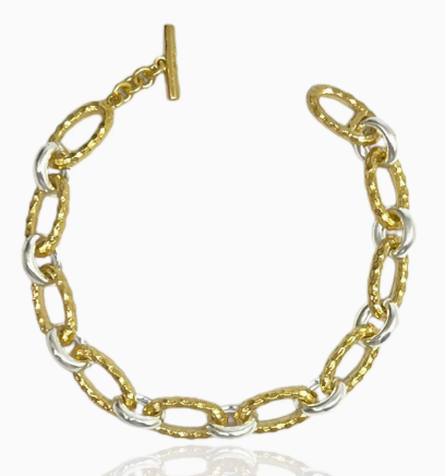 Gold Two Tone Pave Revelle Chain