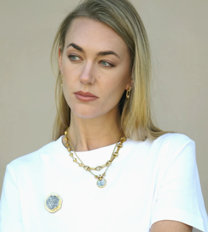 Mini Gold Vecchio Coin Necklace