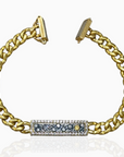 Gold Soleil ID Bracelet